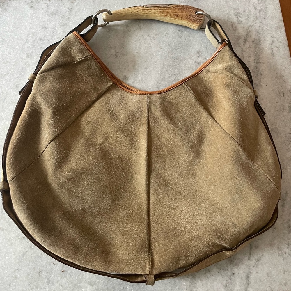 YSL mombas large suede